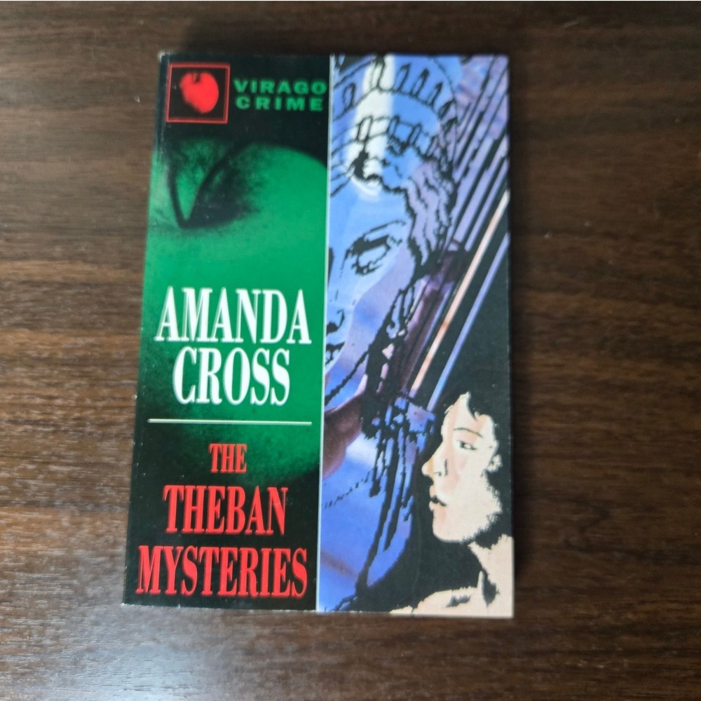 Virago Press The Theban Mysteries Amanda Cross Paperback 1990 Mystery Book
